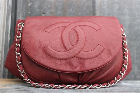 half moon chanel bag - chanel caviar leather handbag.